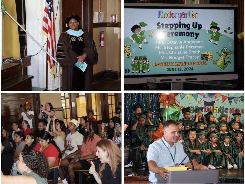 Brighton Avenue School Kindergarten Stepping Up Ceremony Collage